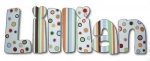 Lovely Lillian Hand Painted Wall Letters