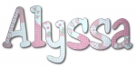 Flowers and Gingham Hand Painted Wall Letters