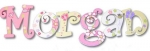 Playful Garden Hand Painted Wall Letters