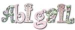Classic Vintage Floral Hand Painted Wall Letters