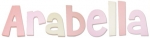 Solid Painted Wood Letters