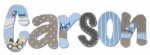 Busy Builder Hand Painted Wall Letters