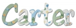 Froggie Hand Painted Wall Letters