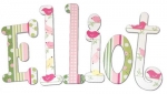 Penelope Bedding Hand Painted Wall Letters