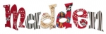 Pirate Treasure Hand Painted Wall Letters