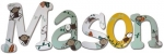 Monkey Bars Hand Painted Wall Letters
