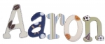 Classic Sports Painted Wall Letters