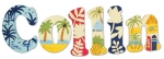 Island Surf Boy Painted Wall Letters