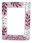 Painted Single Frame - Daniella