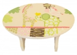 Hand Painted Wooden Stool - Jungle Jill